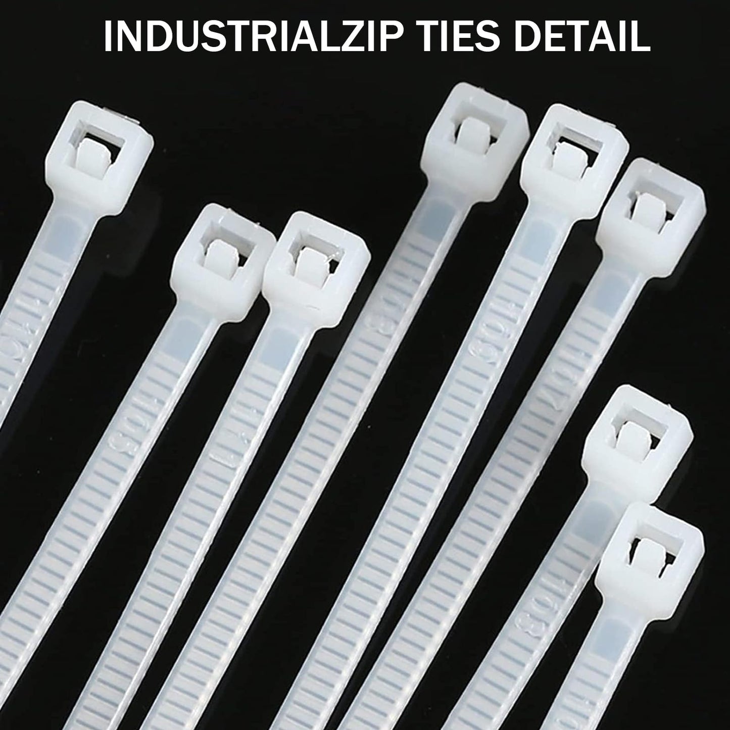 Magicorange Zip Ties 1000 Pack, 6 inch Cable Tie Self Locking Wire Cable Zip Nylon Zip Tie (White)