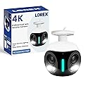 Lorex 4K 8MP IP Wired Dual-Lens Add-On Outdoor Security Camera | Smart Security Lighting | Motion Detection | 180° Panoramic View | Auto Framing |