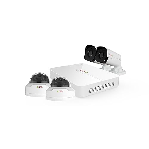 Revo America Ultra 4Ch. 1TB HDD 4K IP NVR Security System - Fixed Lens 2 x 4MP IP Bullet Cameras & 2 x 4MP Dome Camera - Remote Access via Smart