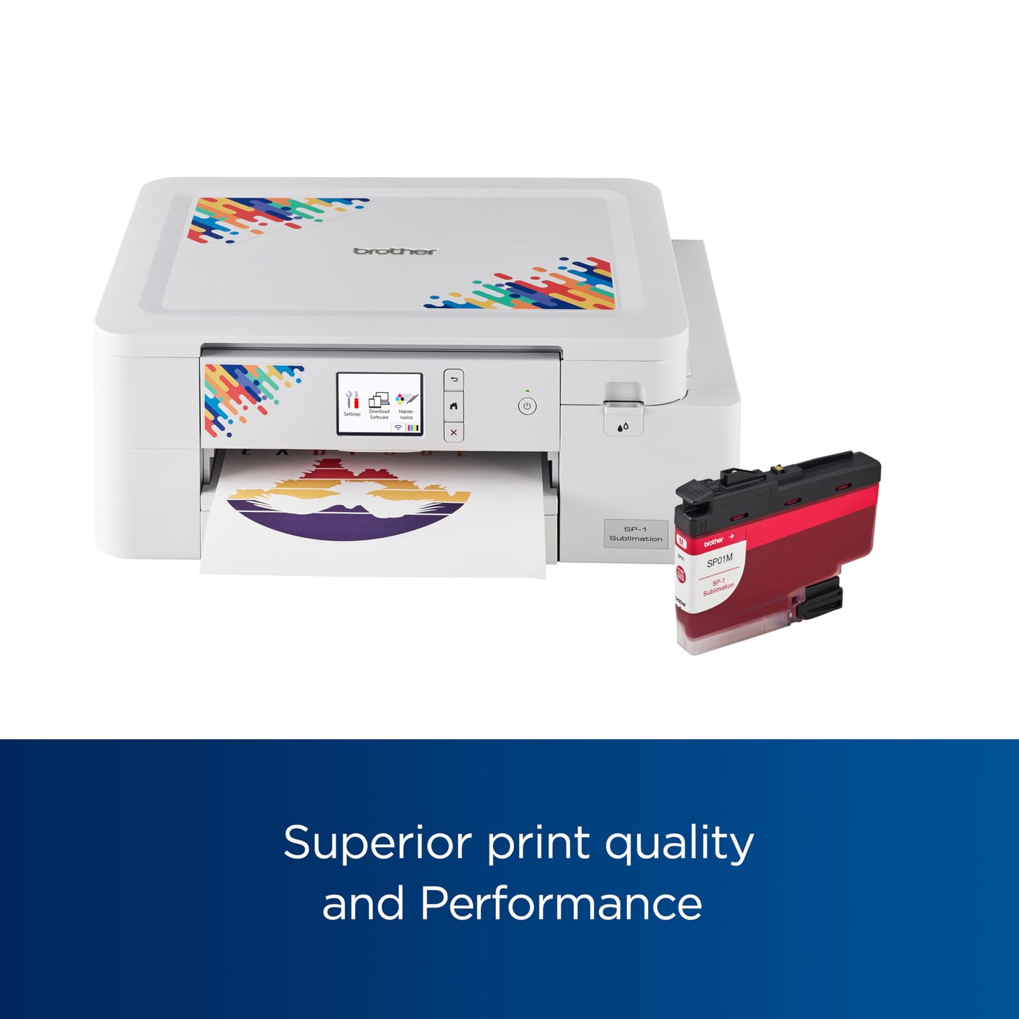 Brother SP01MS Sublimation Ink Cartridge, Magenta, Genuine