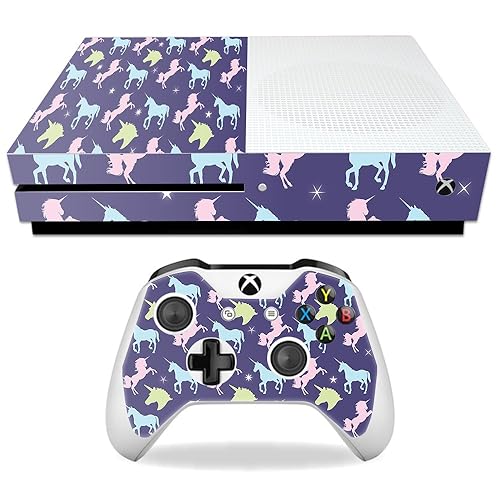 MightySkins Skin Compatible with Microsoft Xbox One S - Unicorn Dream | Protective, Durable, and Unique Vinyl Decal wrap Cover | Easy to Apply