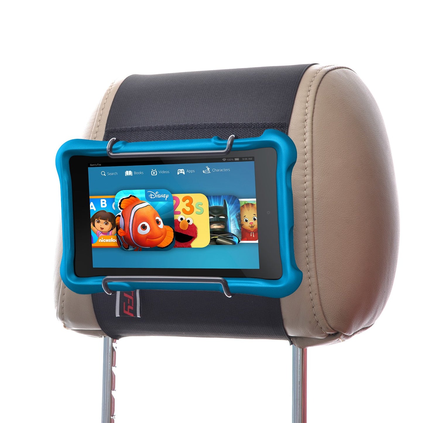 TFY Car Headrest Mount Holder for all Kindle Fire - Kindle Fire HD 6 / HD 7 / HD X7 / HD X9 / HD 6 (2014) / HD 7 (2014) / HD 6 (Kid Edition) / HD 7