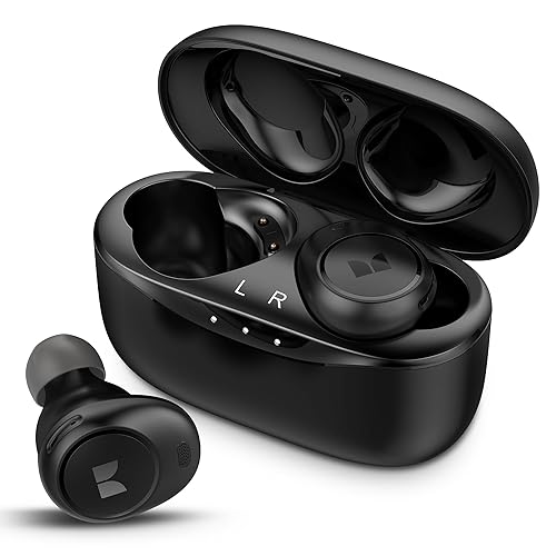Monster Achieve 300 AirLinks Wireless Earbuds, True Wireless Earbuds Bluetooth Headphones, 32H Playtime, Touch Control, Built-in Mic, Water-Resistant