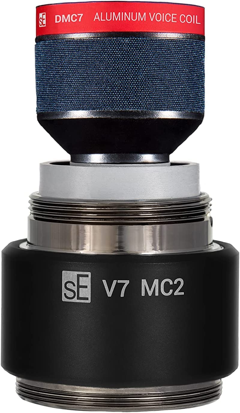sE Electronics - V7 MC2 Mic Capsule for Sennheiser Wireless - Black - Bundle with 2 XLR Cables and 5 Cable Ties