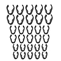 Mateda Mic Cable Clips - 30Pcs Universal Mic Boompole Clips