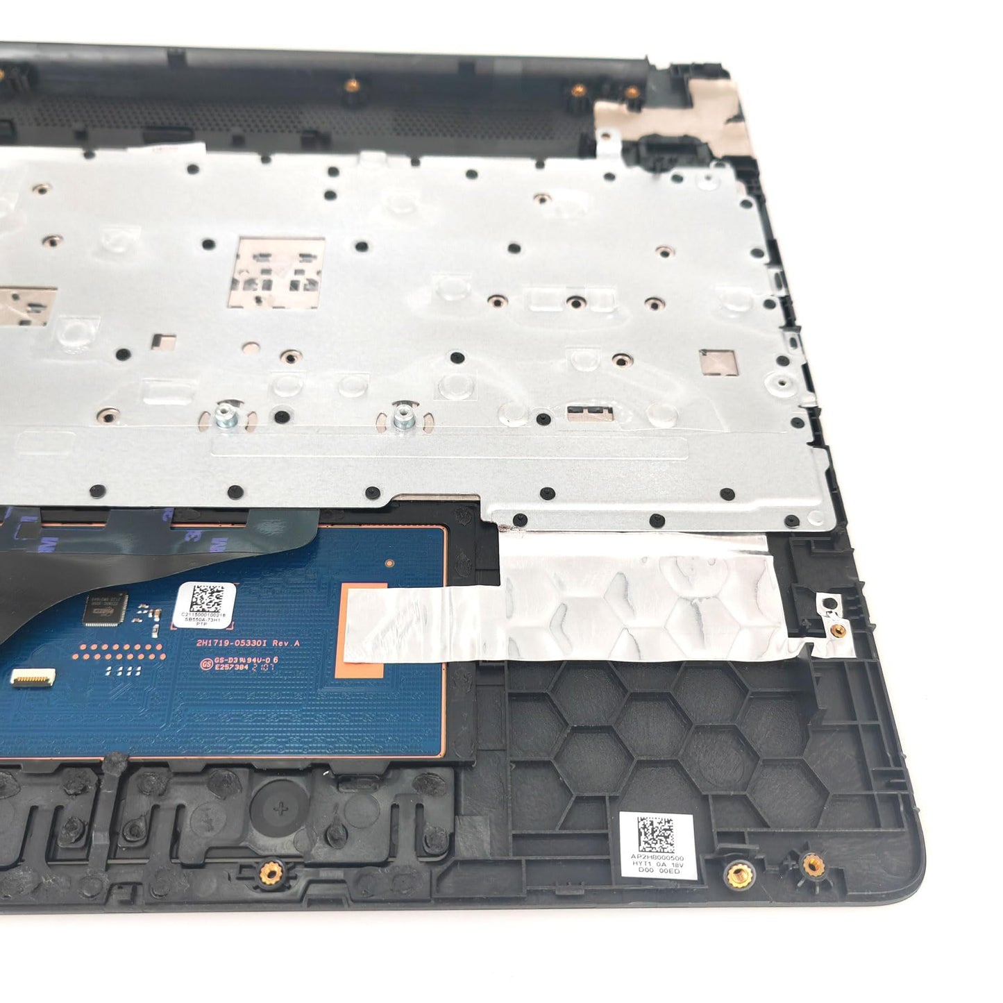 Jxjslp Replacement Upper Case Palmrest for HP 15T-DW 15-DW 15S-DU Series Laptop Non-Backlit Keyboard Assembly Touchpad Top Cover L52021-001