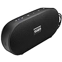 TOZO PA1 Large Bluetooth Speaker, Powerful 2.0 Stereo Sound with Deep Bass, 25H Playtime, IPX7 Waterproof Shower Speaker, Wireless Speaker with App EQ