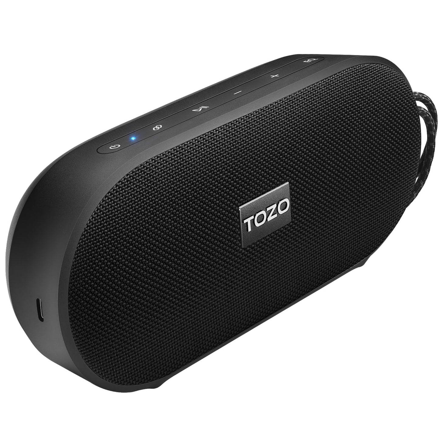 TOZO PA1 Large Bluetooth Speaker, Powerful 2.0 Stereo Sound with Deep Bass, 25H Playtime, IPX7 Waterproof Shower Speaker, Wireless Speaker with App EQ