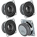 DWEII 4PCS 2" 8Ohm 3W Full Range Audio Speaker Stereo Woofer Loudspeaker for Arduino(8 ohm Speaker)