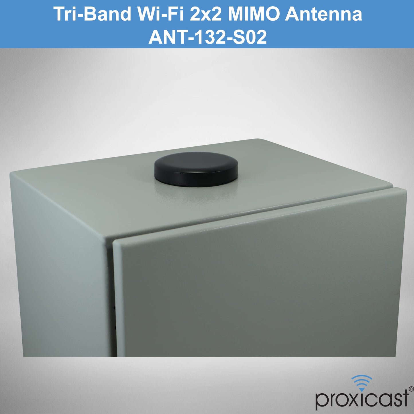 Proxicast Ultra Low Profile Indoor/Outdoor Omni Directional MIMO WiFi Antenna - Dual Band/Triple Band 2.4/5.8/6 GHz WiFi Puck - Through Hole Screw