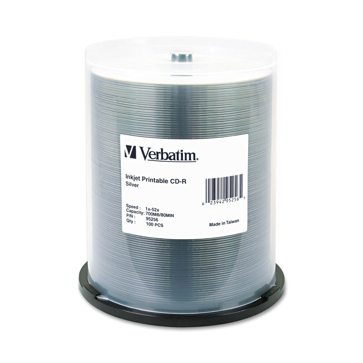 Verbatim 95256 CD-R Optical Disc, Silver