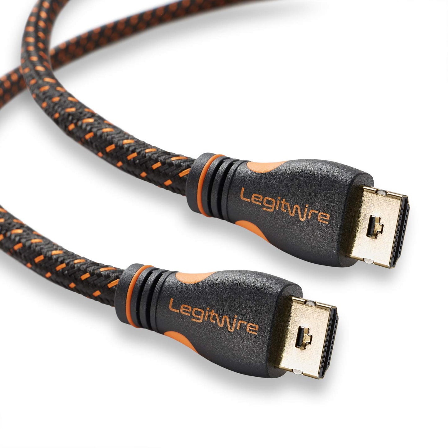 LegitWire 10 ft 4K High Speed HDMI Cable - 18Gbps HDMI 2.0 (4K @ 60hz HDR UHD 4:4:4 Chroma) - Ethernet - Locking Head - Deep Color Ultra HD with ARC