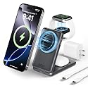 Acer 3 in 1 Charging Station for Apple Device, Magnetic Palm-Sized Foldable Fast Charger Stand Compatible with MagSafe for iPhone 17, Apple Watch