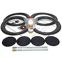 Springfield Speaker Complete Speaker Foam Surround Repair Kit - 4 Speaker Kit - 4 Screen Dust Caps - Compatible with Bose 601-4 Piece, 8 Inch