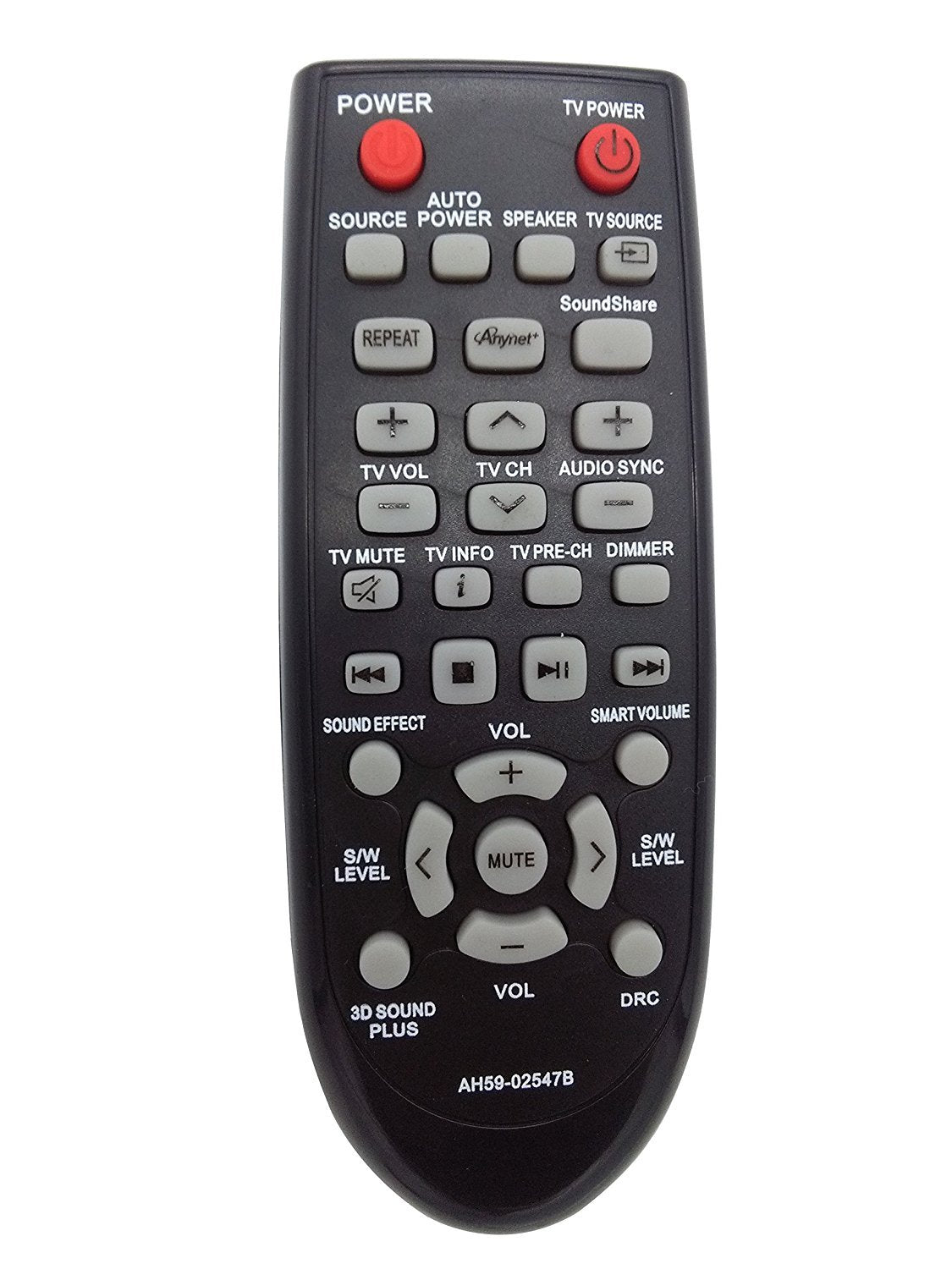AH59-02547B Soundbar Replacement Remote Control Compatible with Samsung Sound Bar Home Theater System HWF450ZA HWF450 PSWF450 AH68-02644D-00 HW-F450ZA