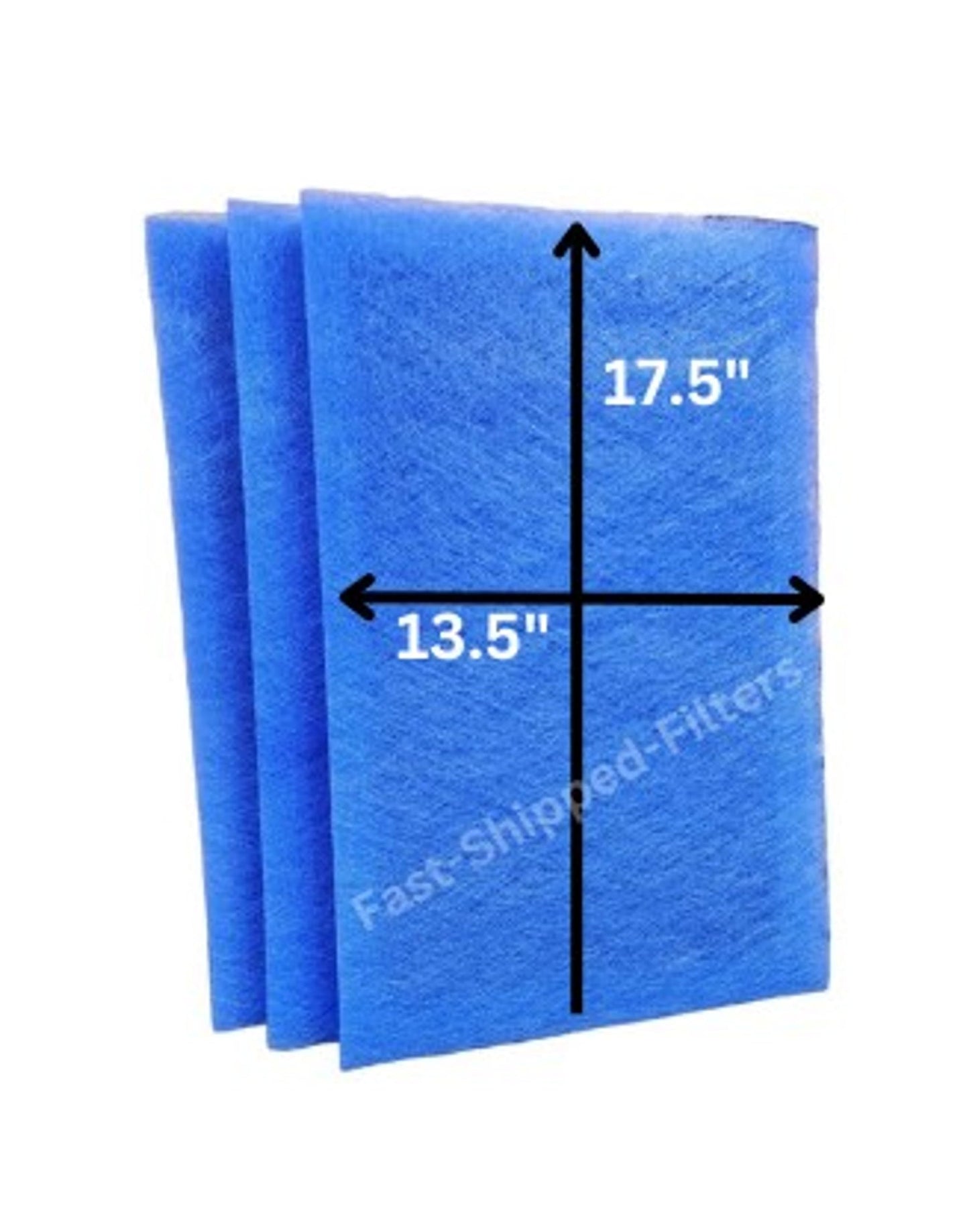 Fast-Shipped-Filters 3 Pack 15x20 Replacement Filter Pads Compatible with Dynamic Air Cleaner 15x20 Refill Blue