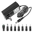 20V 2A AC DC Power Supply Adapter 20 Volts 2 Amps US Wall Charger, DC Plug 5.5x2.1mm & 2.5mm for 20volt 0.5A 0.8A 1A 2A, 500mA 800mA 1000mA 2000mA…