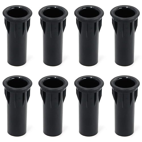 MY MIRONEY Black Speaker Port Tube 1.38" x 3.15" Speaker Cabinet Port Tube Pack of 8