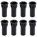 MY MIRONEY Black Speaker Port Tube 1.38" x 3.15" Speaker Cabinet Port Tube Pack of 8