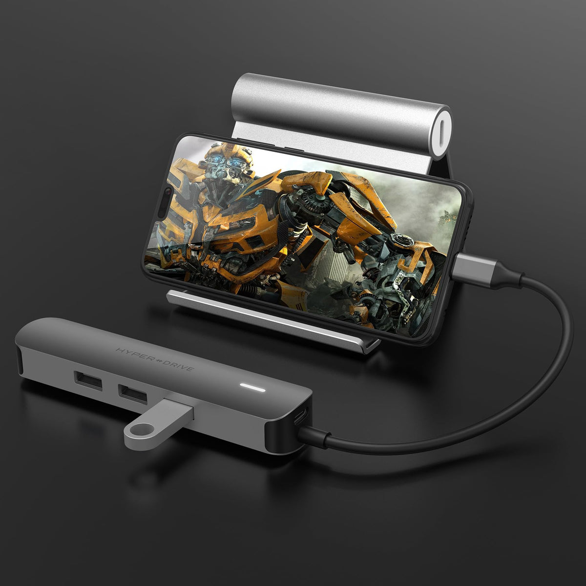 HyperDrive Tube 6-in-1 USB-C Hub - Grey