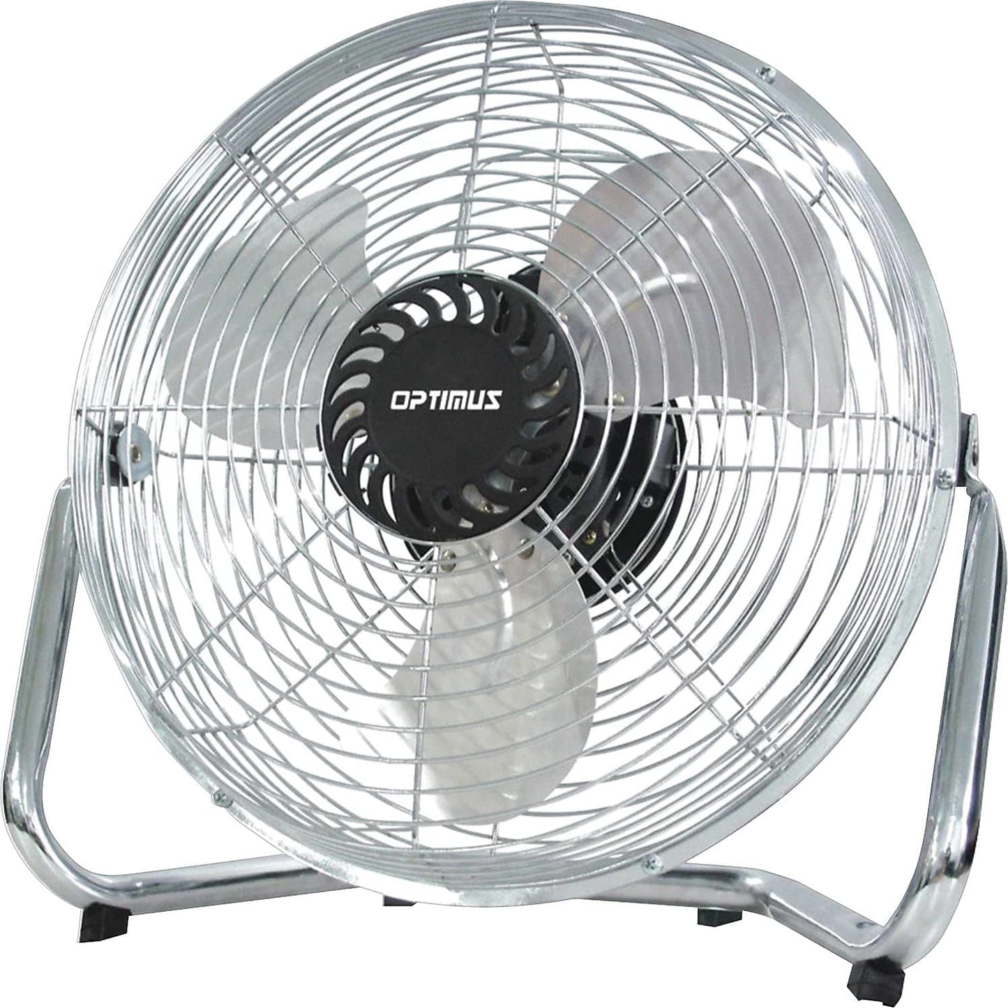 Optimus Industrial Grade 3-Speed High-Velocity Fan, 18 Inches, Chrome, F-4182
