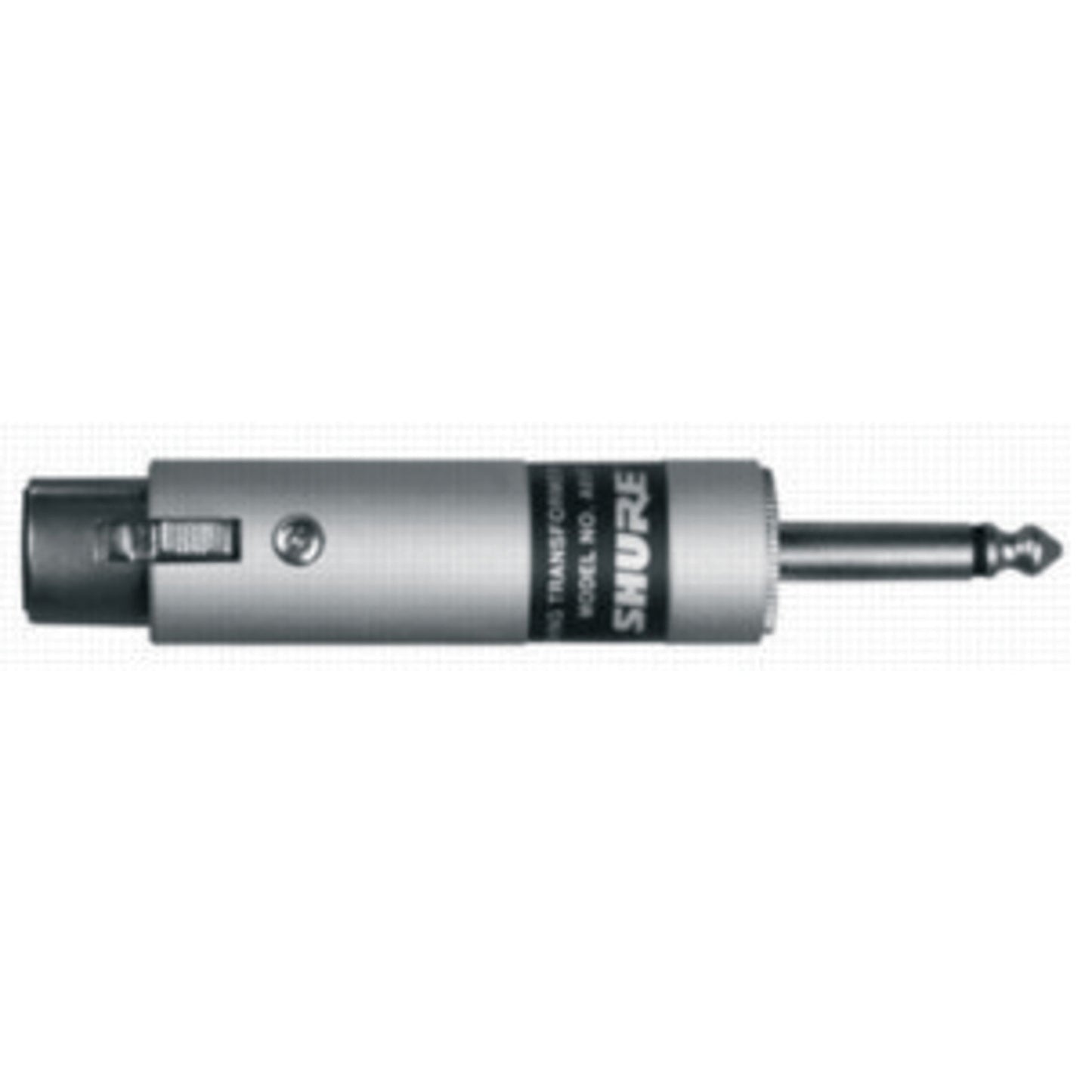 Shure A85F Line Matching Transformer - Low Z Female XLR to High Z 1/4-Inch Phone Plug Connects a Balanced Low Impedance Microphone Output to an