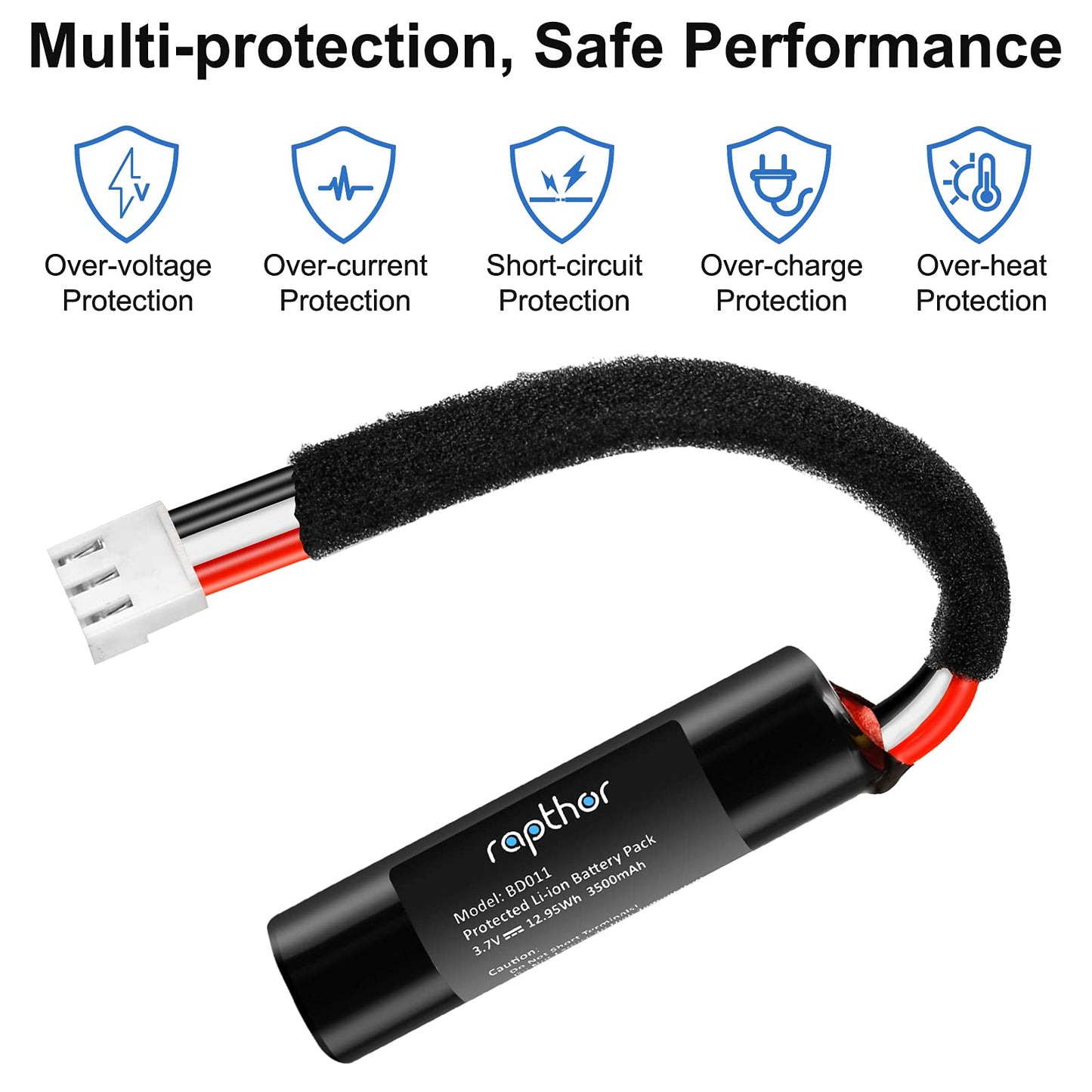 Rapthor 3500mAh Rechargeable Replacement Battery Compatible with Harman Kardon Onyx Studio 1/2/3/4 Wireless Bluetooth Speaker