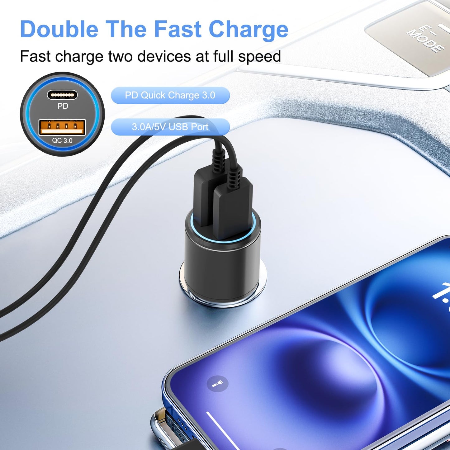 Samsung Super Fast Charger Type C Kit,25W PD USB C Wall/Car Charger for Samsung Galaxy S26/S25/S24/S23/S22/Plus/Ultra/FE/Note 20/10/A71,2020/2018 Pad