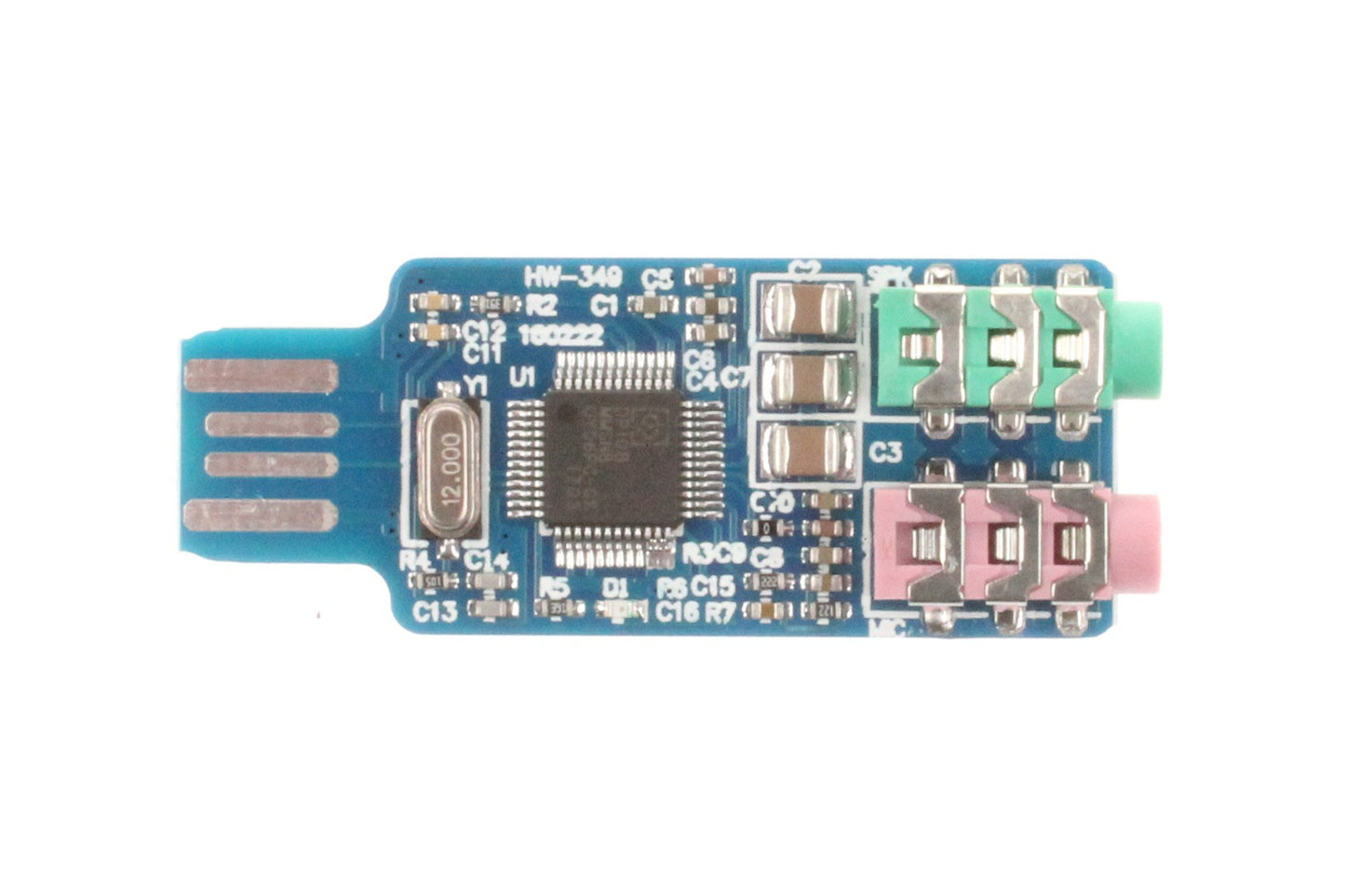 NOYITO CM108 USB Sound Card Chip Drive-Free Computer External Sound Card Module