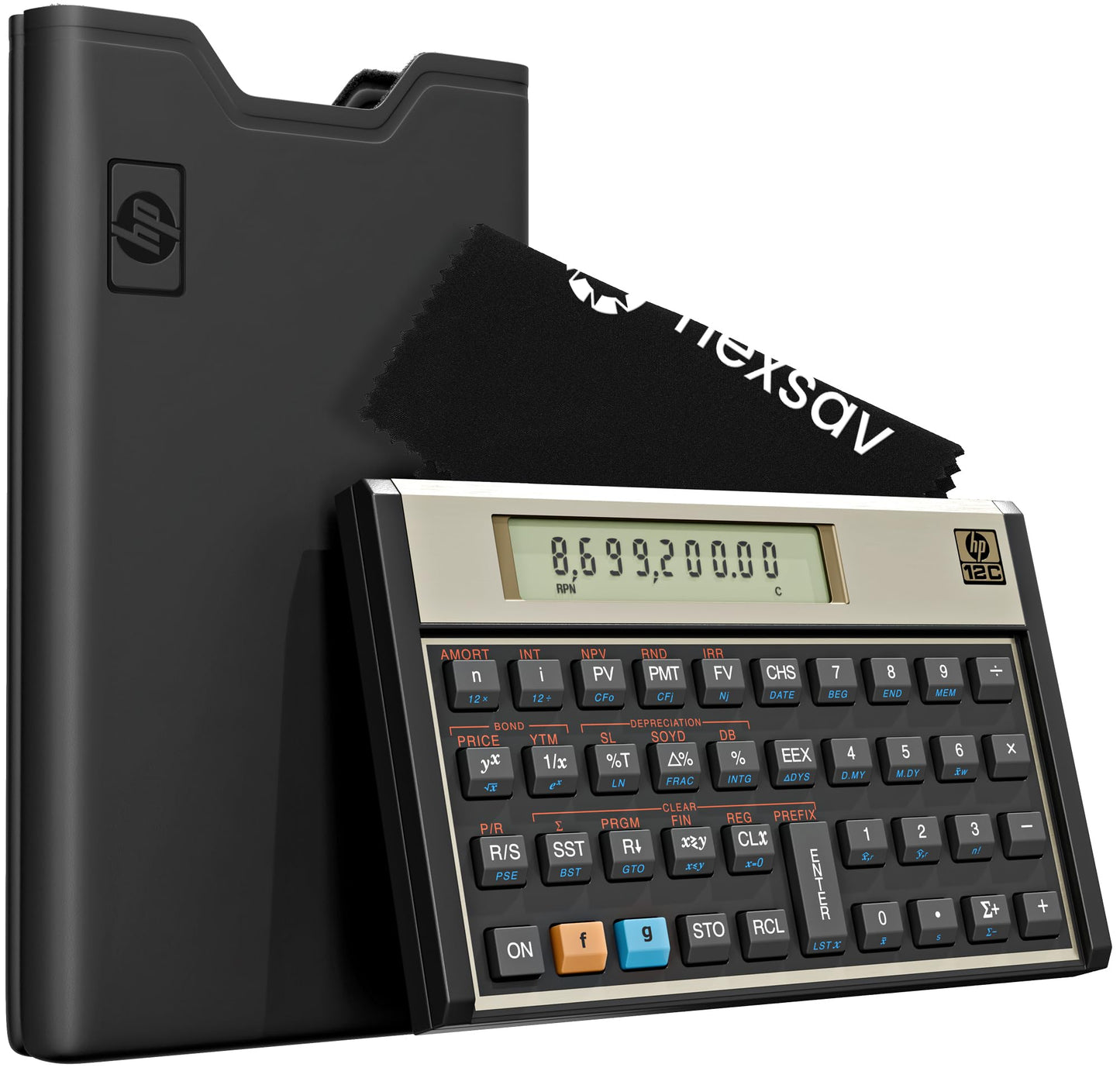HP 12C Financial Calculator - 120+ Functions: TVM, NPV, IRR, Amortization, Bond Calculations, Programmable Keys - RPN Desktop Calculator for Finance