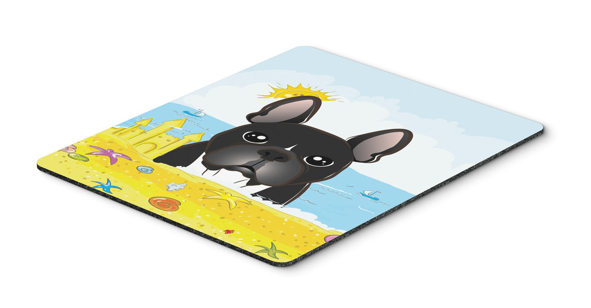 Caroline's Treasures BB2095MP French Bulldog Summer Beach Mouse Pad, Hot Pad or Trivet for Home Office Gaming Working Computers Laptop Mouse