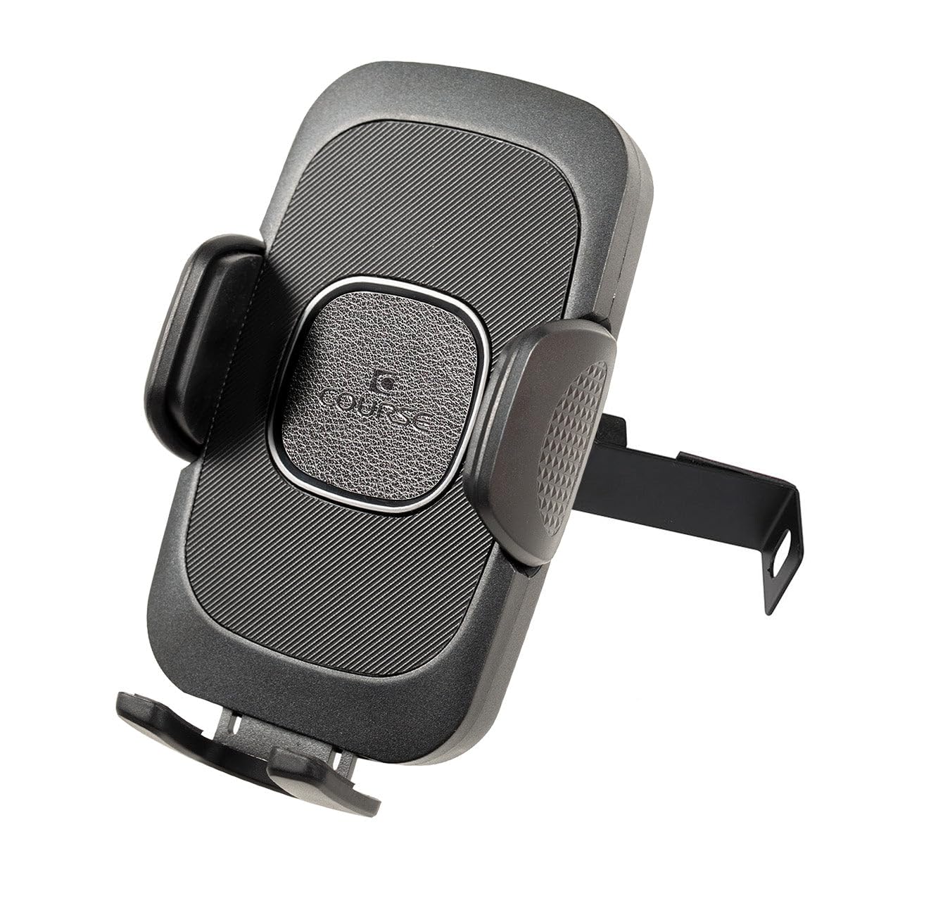 Course Motorsports Direct Fit Phone Mount - Ford Ranger (2017+) with Navigation Cradle Head - No Charging Manual Closing (Black) Left or Right