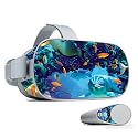 MightySkins Skin Compatible with Oculus Go Mobile VR - Ocean Friends | Protective, Durable, and Unique Vinyl Decal wrap Cover | Easy to Apply, Remove