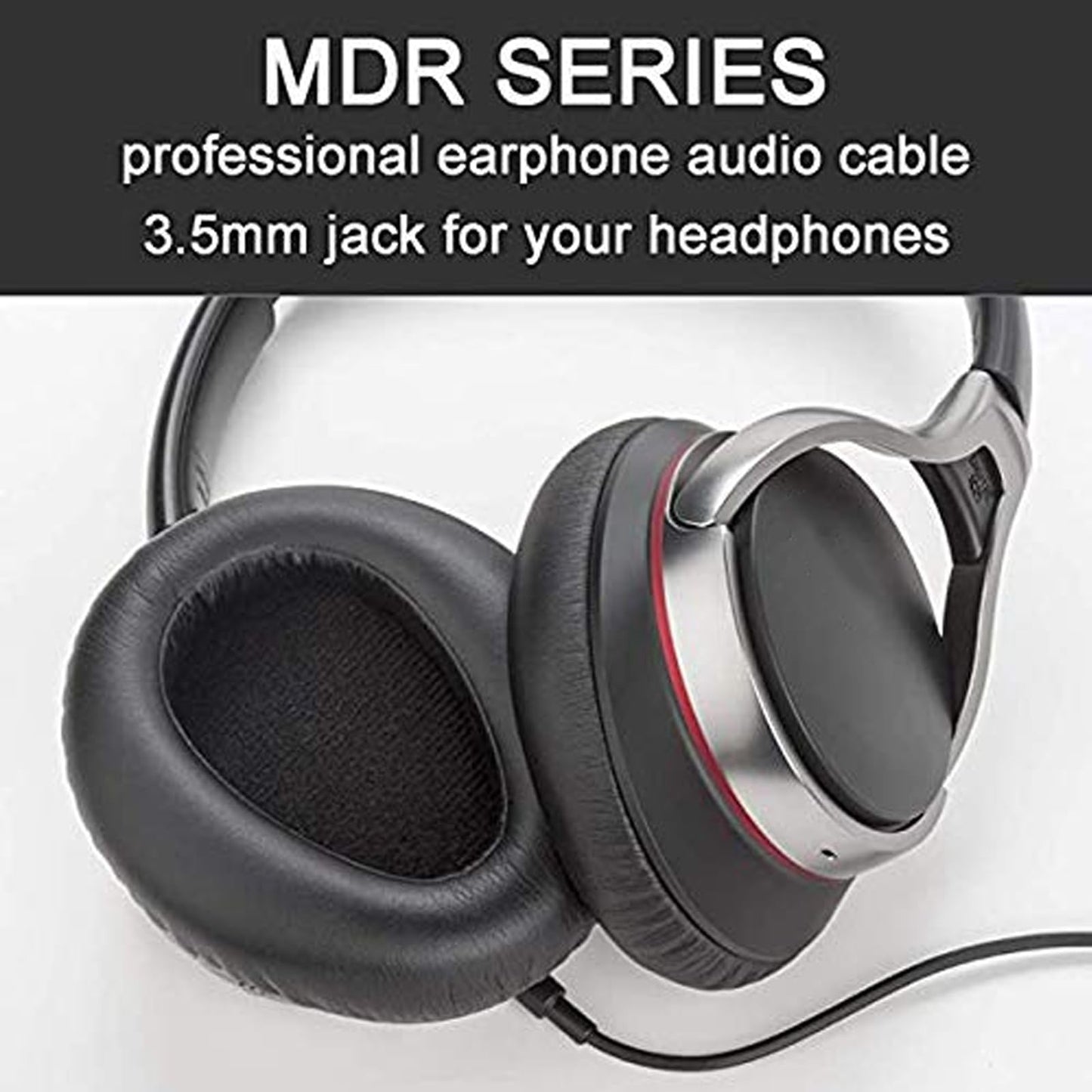 Xivip Replacement Audio Cord for Sony WH-1000xm6 WH1000XM5 WH-1000xm4 WH-1000xm3 MDR-1A MDR-XB950BT MDR-XB950N1 MDR-ZX770BN MDR-10R MDR-1000X…