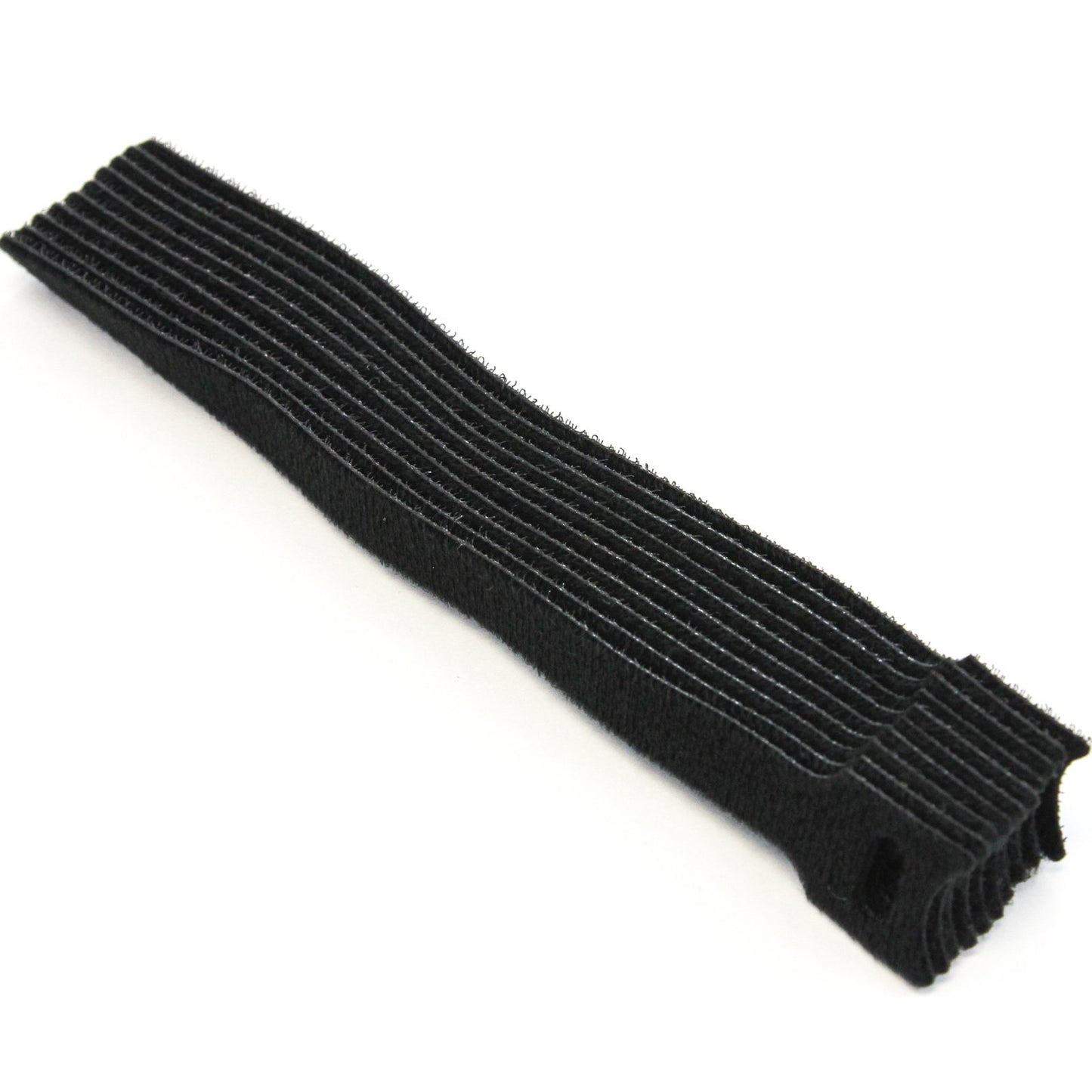 10 pcs Reuseable 8 Inches Fastening Zip Cable Ties Straps Hook and Loop Adjuststable Securing Cord Management