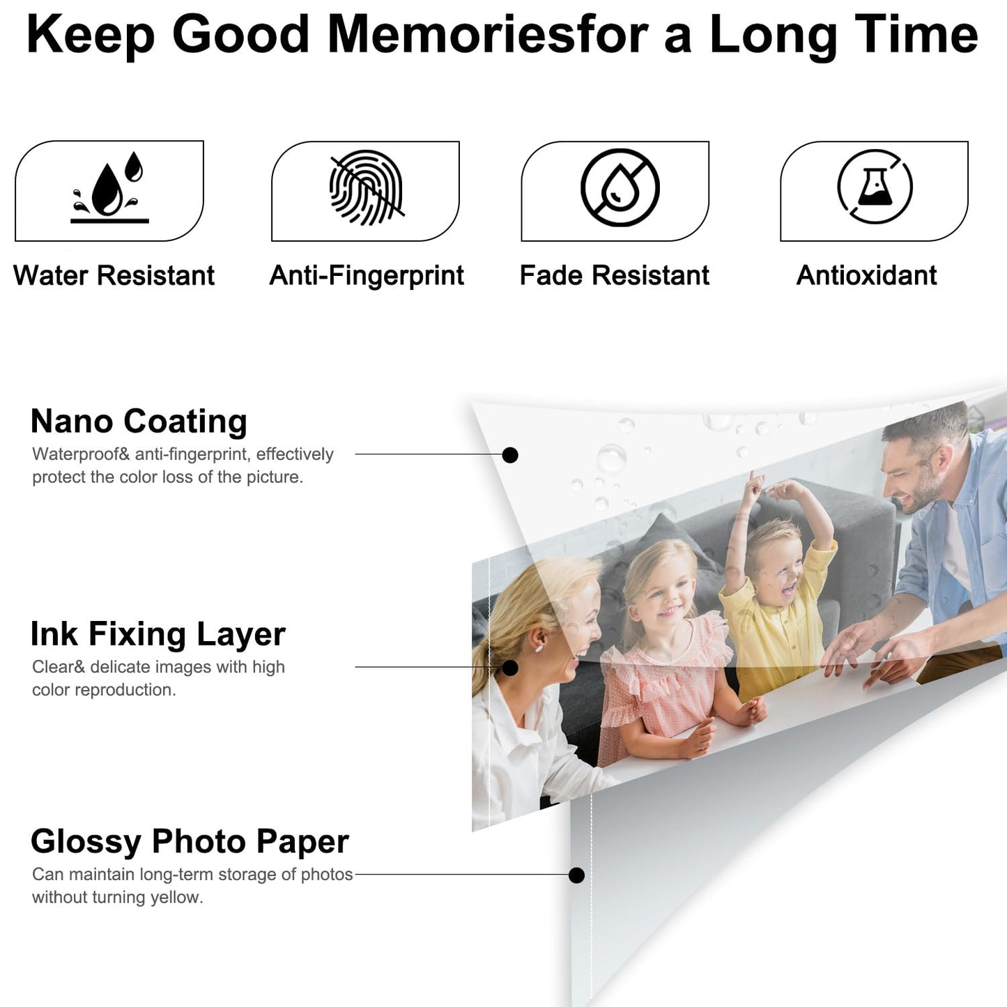 Compatible with Canon Selphy CP910/CP820/CP1200/CP1300/CP1500 Photo Printer?KP108/RP108 - Cartridge Refill & Photo Paper Set,Dye Sublimation,Vibrant