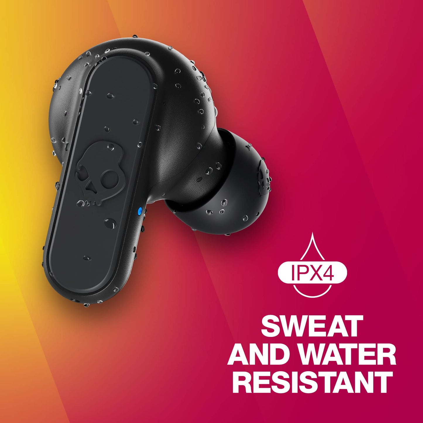 Skullcandy Dime 2 Wireless Earbuds, Bluetooth Headphones, Noise Isolating Fit, Up to 12 Hours Battery, Microphone for iPhone Android, Easy Carry