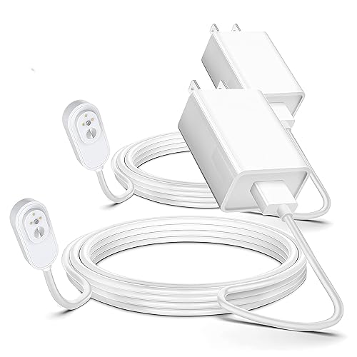 Arlo Camera Charger 2 Pack 10FT Compatible with Arlo Pro 5S 2K, Pro 4, Pro 3, Ultra 2, Ultra, Floodlight, Go 2 Cameras, arlo Magnetic Charging Cable