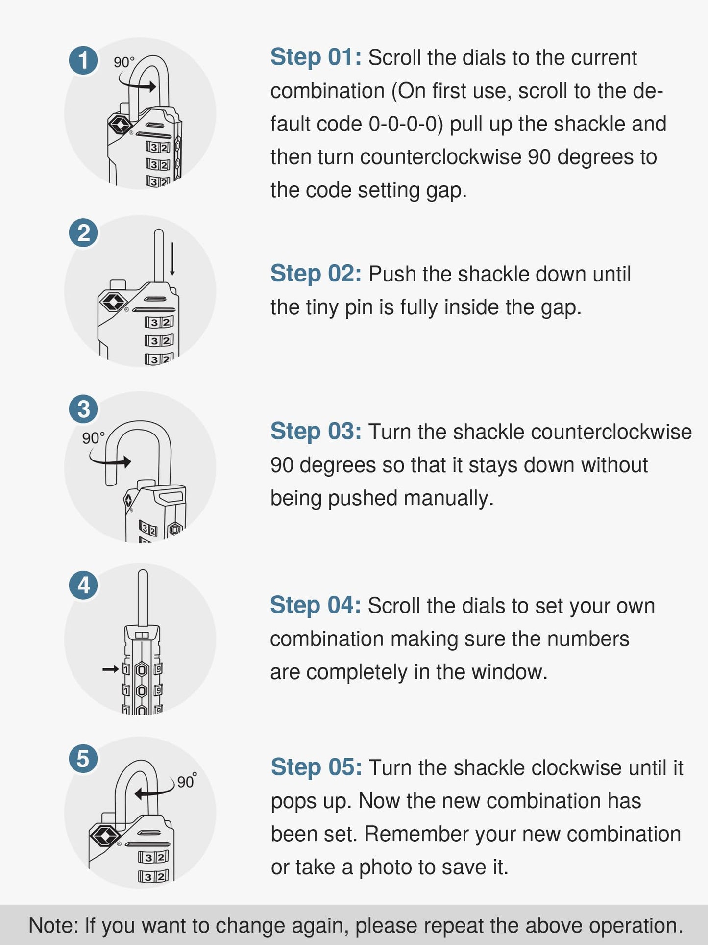 Puroma TSA Approved Luggage Locks 2 Pack – 4-Digit Resettable Combination Code, Durable Zinc Alloy for Suitcase, Backpack & Gym Locker