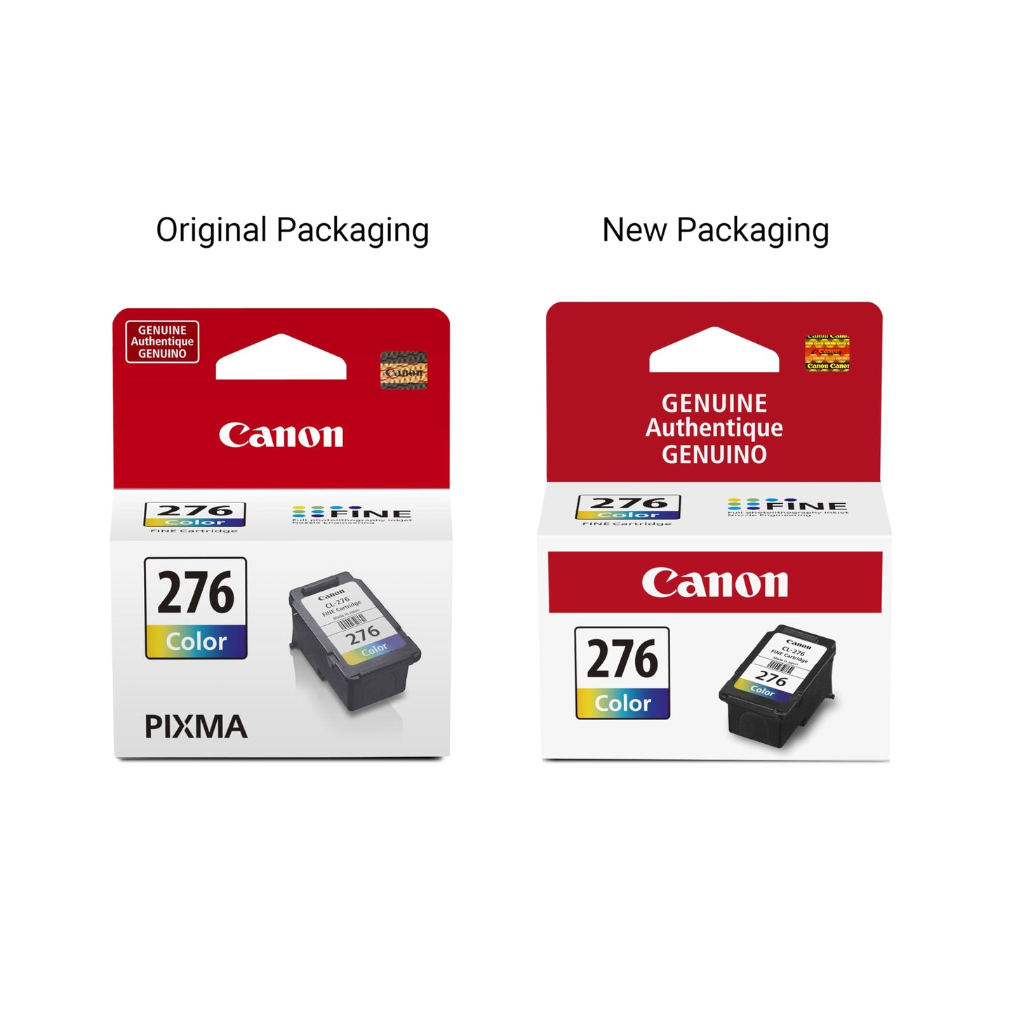 Canon CL-276 Genuine Color Ink Cartridge, Compatible with TS3520/3522, TR4720/4722, TS3720/3722