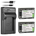 Kastar Battery (X2) & Slim USB Charger for Sony NP-FP51 NP-FP50 and DCR-30 DVD103 DVD105 DVD203 DVD205 DVD305 DVD92 HC20 HC21 HC26 HC32 HC36 HC40 HC42