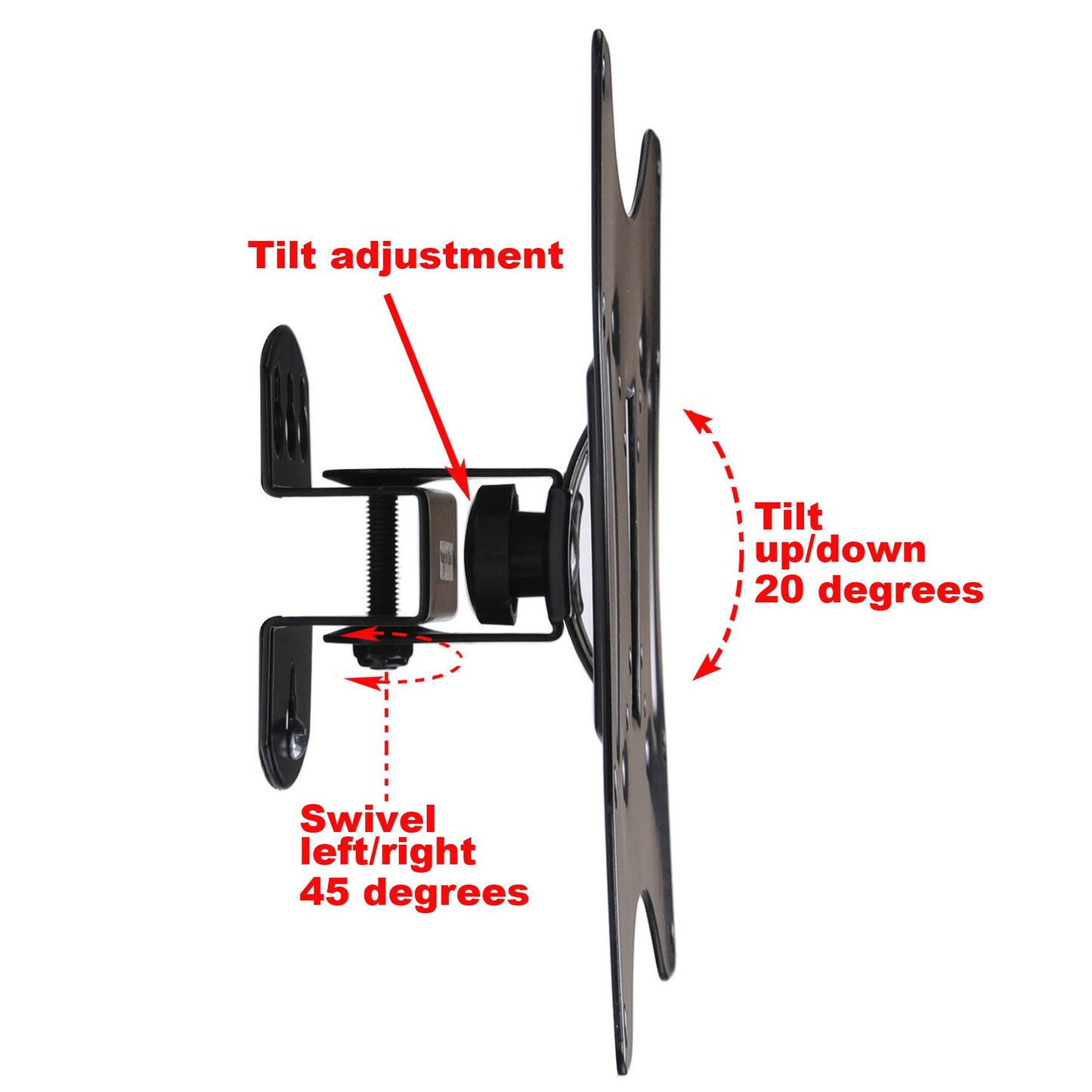 VideoSecu Mount TV Wall Mount for Most 22" to 30" TV Plasma and LCD Display 1H5
