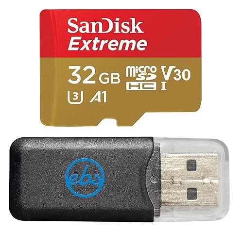 SanDisk Extreme U3 V30 A1 32GB microSDHC DJI Drones Works with Avata and Goggles 2 (SDSQXAF-032G-GN6MN) Class 10 Bundle with 1 Everything But