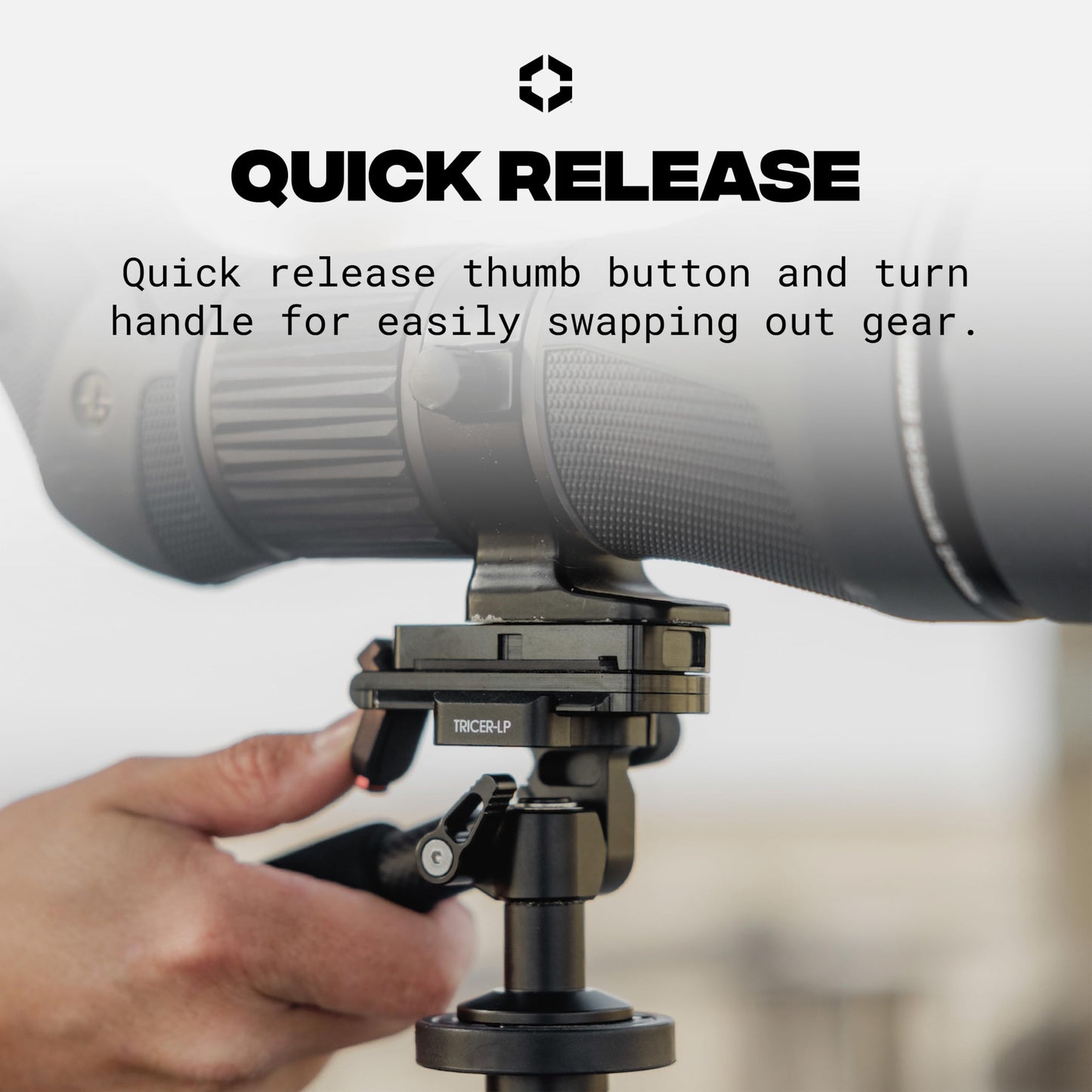 OLLIN Nexus Plate Universal Tripod Adapter - Magnetic Quick Release Attachment, Camera, Optics, Firearm Mount