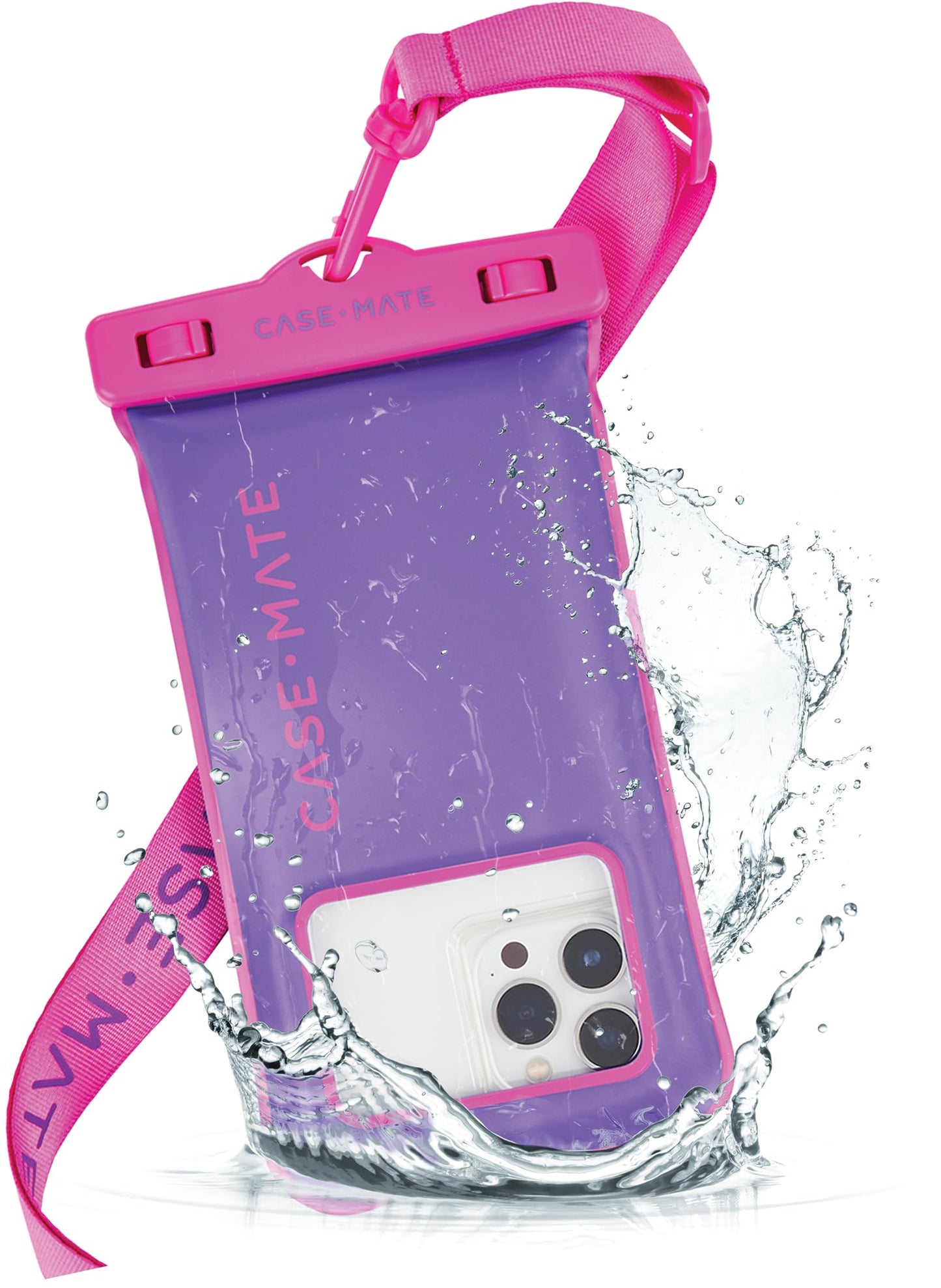 Case-Mate IP68 Waterproof Phone Pouch - Purple Paradise