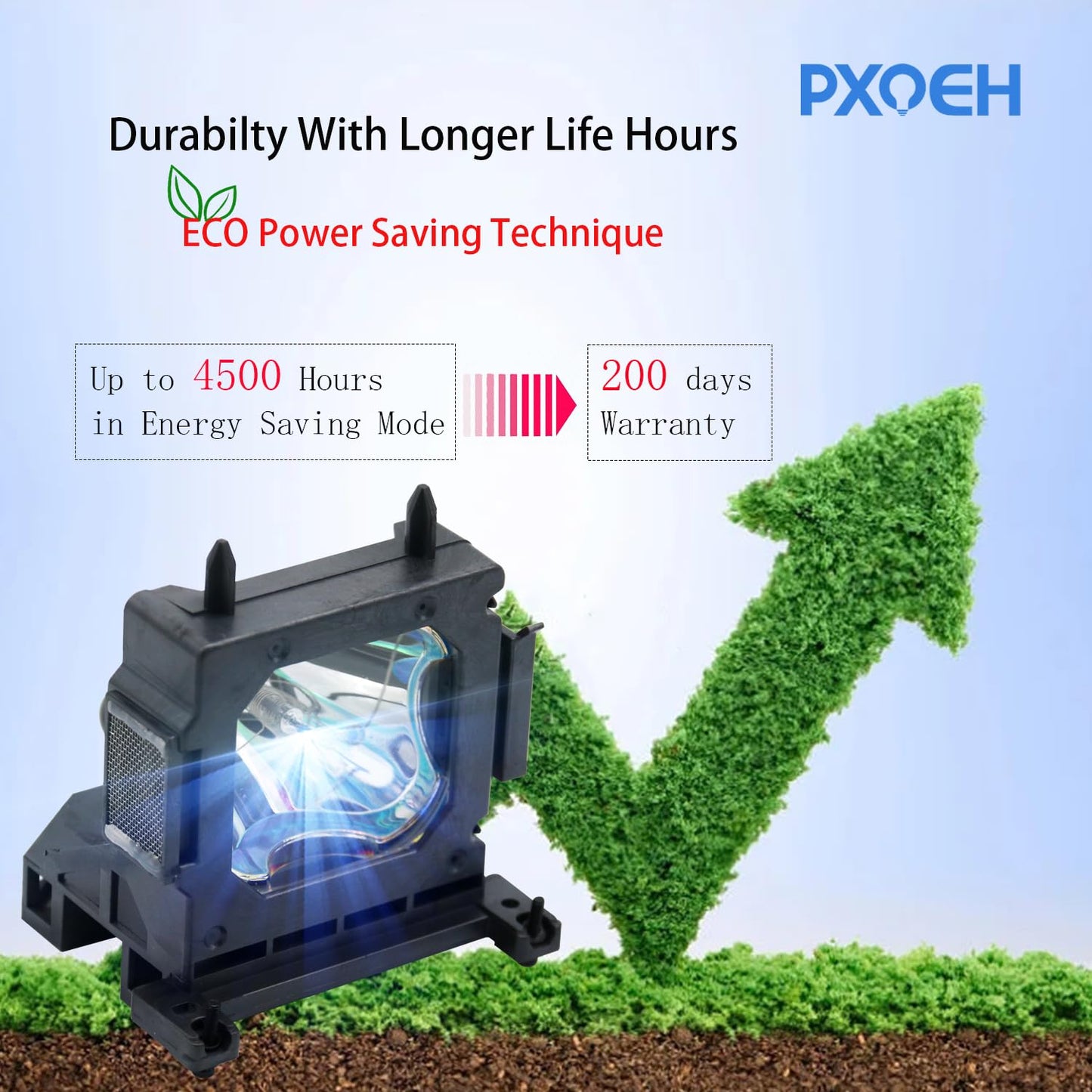 PXOEH A+ Quality LMP-H210 for Sony VPL HW45 HW65 VPL-HW45ES VPL-HW45EW VPL-HW65ES VPL-VW65ES Premium Quality Replacement Projector Lamp Bulb