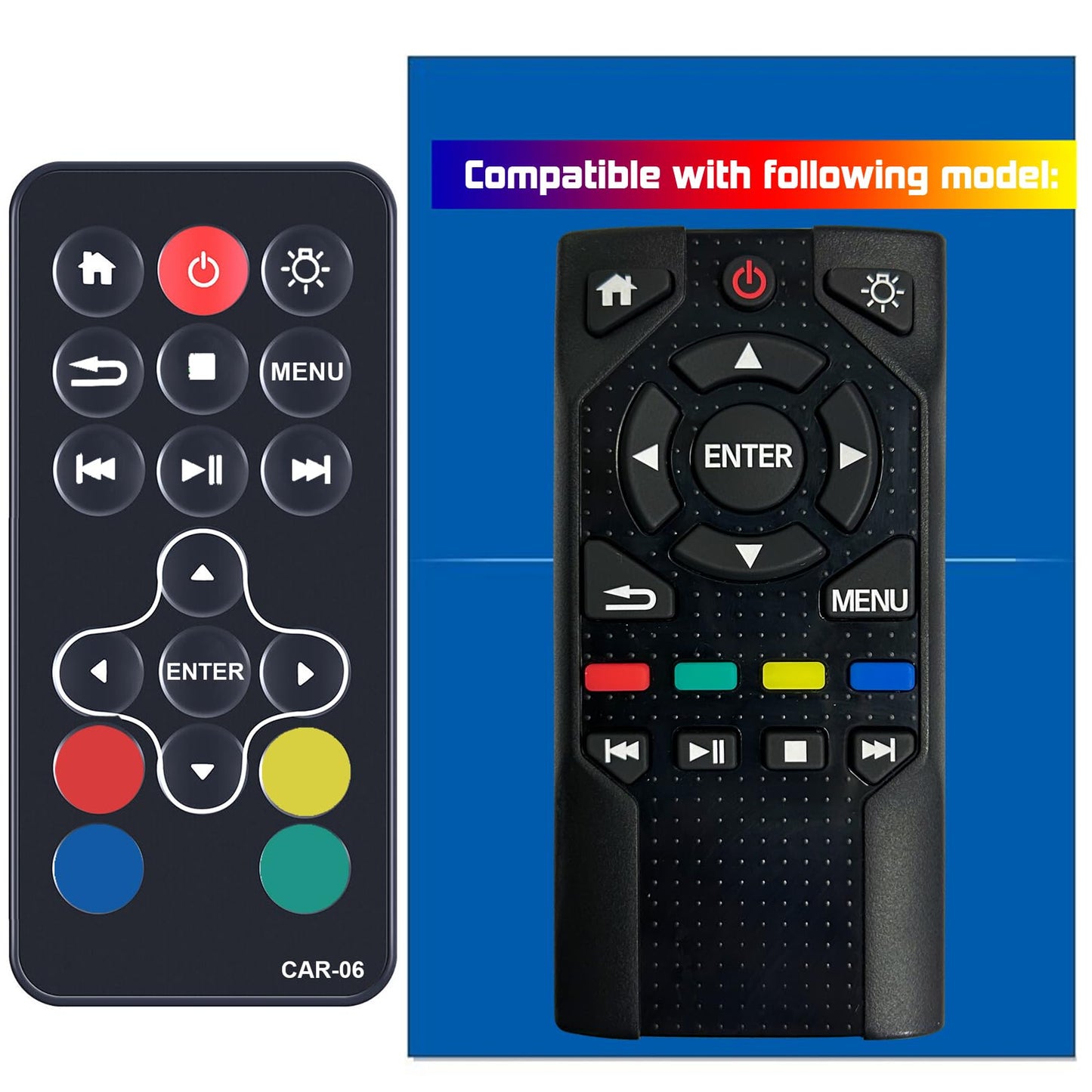 Replacement Remote Control for Honda Pilot Elite/Touring/EX-L Rear Entertainment DVD 39560-THR-A020-M1 39560THRA020 2019 2020 20201 2022 2023