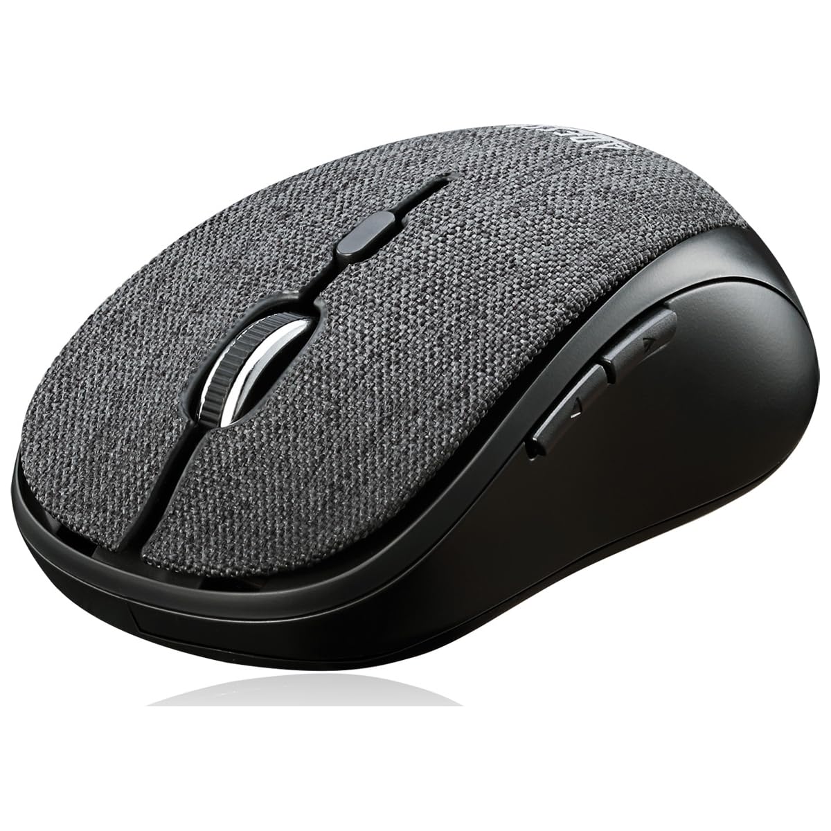 Adesso iMouse S80 2.4Ghz Red Fabric Wireless Mini Optical Mouse, 5-Button