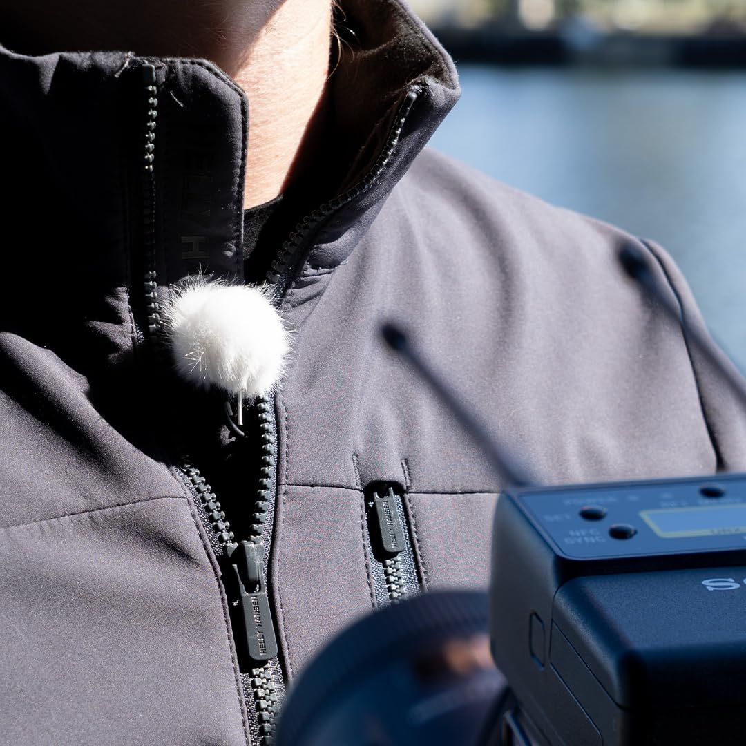 Bubblebee Outdoor Mic Cover Kit Sony ECM V1 Lavalier -Wind Reduction Mic Windscreen Cover&Case -Sony ECM V1 Wind Muff, Dead Cat for Content Creators