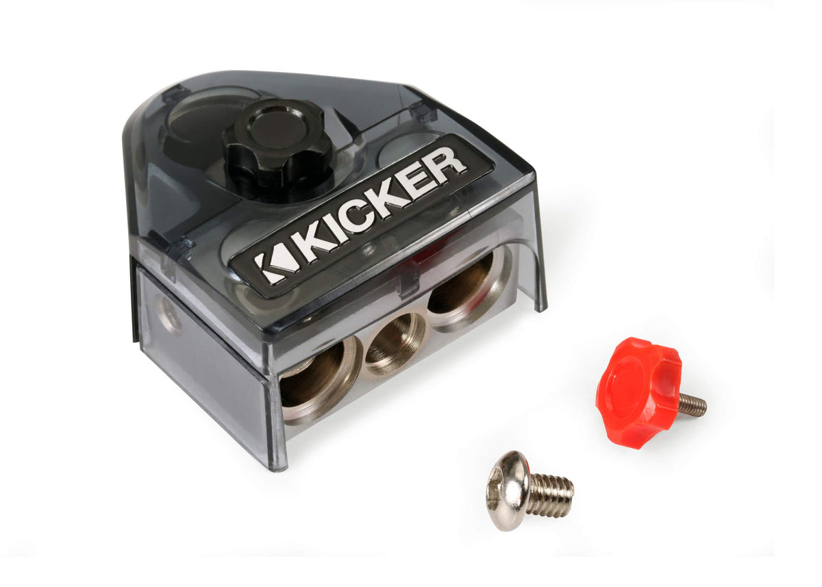 Kicker 46BT4 BTPN3 Positive Or Negative Battery Terminal, 2-0/8GA 1-4/8GA Out
